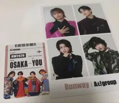 即購入⭕️Runway ボーディングパス風カード &証明写真風フォトカード