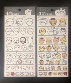 【正規品】ちいかわ ４size STICKERS（シール） ２枚セット