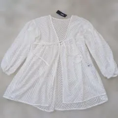 【新品】ハニーサックルローズ シアー長袖シャツ ボレロ L 定価3,900円のサムネイル