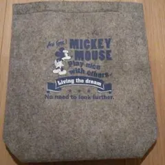 ディズニー　デザイン　フェルトトートバッグ