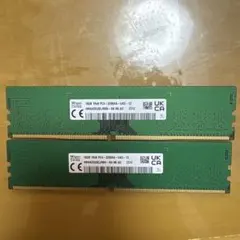 デスクトップPC用SKhynixPC4-3200AA 32GB(16GB×2枚)