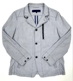 美品「JOSEPH ABBOUD」 リネンブレンド コットン ジャケット　Mのサムネイル