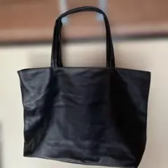 DTEブラック トートバッグ 合成皮革