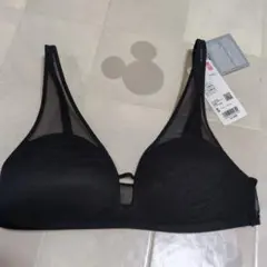 ユニクロ　ワイヤレスブラ　リラックス　メッシュ　Ｓ　ブラック