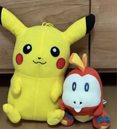 used】ポケモン　美品ホゲータ　ピカチュウ　ぬいぐるみ　2点 ★らくらく便