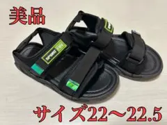 SPORT FIN ブラックサンダル 22〜22.5
