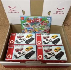 ハッピーセット　トミカ　第1弾4種　DVD1枚