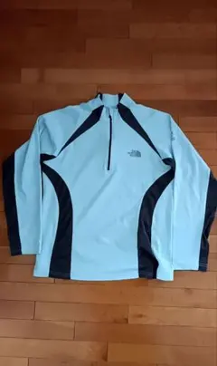 THE NORTH FACE 長袖スポーツウェア 水色/黒