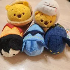 TSUM TSUM　ツムツム　ぬいぐるみセット プーさん　どら焼　干支　ミッキー