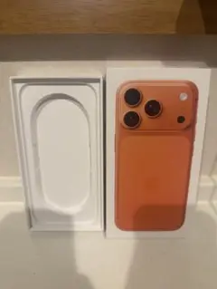 iPhone17pro 空箱 256GB コズミックオレンジ