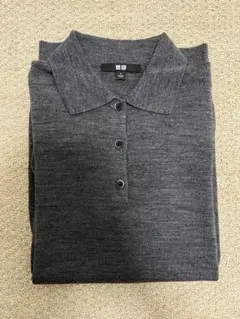 ユニクロ　メリノポロセーター