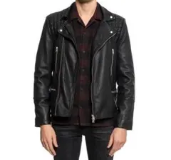 M 美品 ALLSAINTS オールセインツ ライダースジャケット ブラック 黒のサムネイル