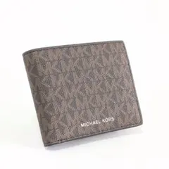 【新品未使用】Michael Kors 折財布 二つ折り ブラウン