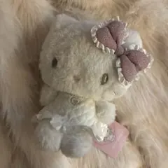 ハローキティ　天使と小悪魔　天使　ぬいぐるみ