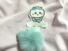 ちいかわ　ちいかわBaby ぽんぽんチャーム付フォンタブ　ハチワレ
