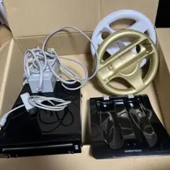 Wii本体とハンドルセット