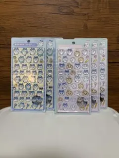 ボンボンドロップシール　ハチワレ&全員×3ずつ