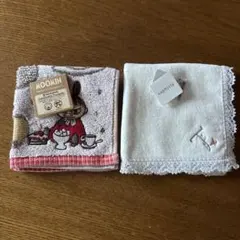 タオルハンカチ未使用品　2枚セット