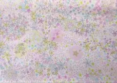 リバティ アデラジャ J18 ライム ラミネート はぎれ 35×30cm
