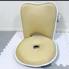 1人掛け コンパクト リクライニング メッシュ 低反発ドーナツ座椅子