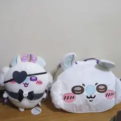 ちいかわおかおBIGボストンバッグてんし♡あくま あくまBIGぬいぐるみ セット