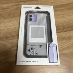 スヌーピー iPhone12 mini ケース ジョークール クリア グレー