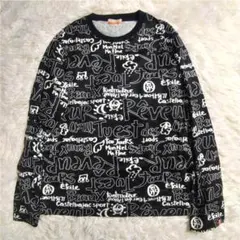 カステルバジャック ロンT 長袖 総柄 アート系 モノトーン Y2K デカロゴのサムネイル