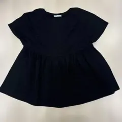 ZARA ブラック フレア Tシャツ Sサイズ