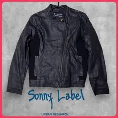 アーバンリサーチ サニーレーベル レザージャケット ライダース フェイクレザー