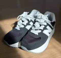 New Balance 厚底スニーカーブラック系574 サイズ23.5cm