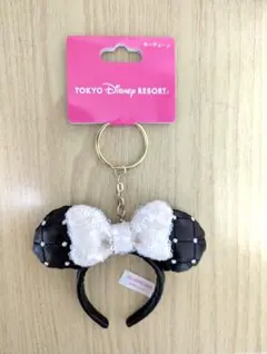 新品未使用 東京ディズニーリゾート ミニー カチューシャ キーチェーンのサムネイル