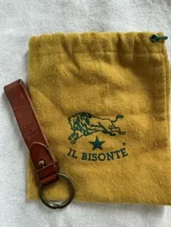 IL BISONTE レザーキーホルダーとポーチ