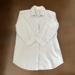 UNIQLO ストライプ柄 七分袖シャツ