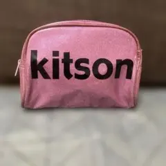 kitson ポーチ ピンク ラメ