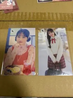きゅーすとラッフルくじ　ラブトレ衣装 佐野愛花 H賞クリアカード