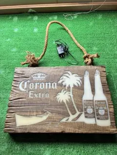 Corona Extra 木製デザインネオン看板