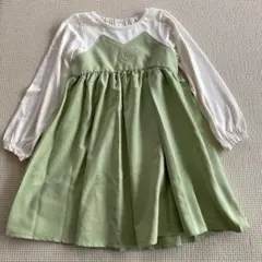 Cottoli コトリ バースデイ ティンカーベル ワンピース 120 グリーン