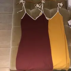 リブキャミワンピース