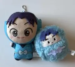 忍たま乱太郎　摂津のきり丸　くるみたぴぬい　ちびぐるみ　2種セット　ぬいぐるみ