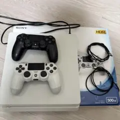 PS4 CUH-2100A B02 500GB 本体 純正コントローラー2つ