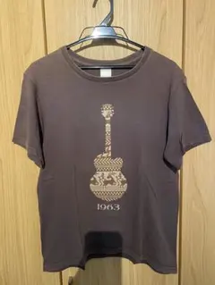 2002 ジョージ期 ナンバーナイン 1965 ギター Tシャツ ブラウン 4