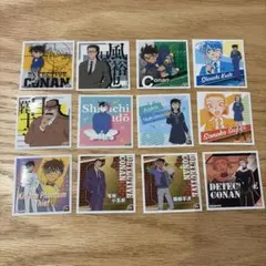 名探偵コナン シールコレクション　12枚セット　怪盗キッド　服部平次