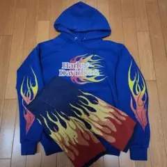 Harley-Davidson グラデーションブルー パーカー メンズ スウェット・メンズ パーカー -ハーレーダビッドソン公式