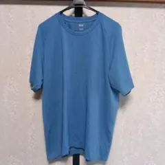UNIQLO DRY-EX クルーネックTシャツ ブルー XL