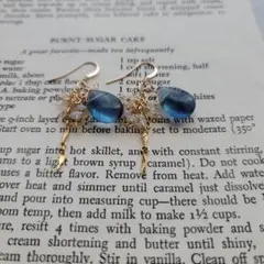 【14kgf 】フローライト×プレシャスオパール＊チェーンピアス/イヤリング可