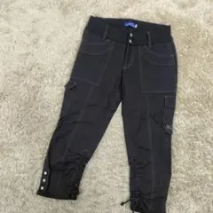 BURBERRY BLUE LABEL クロップドカーゴパンツ ストレッチ