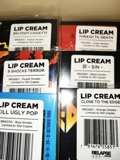 LIPCREAM LTD.100 レコード LIP CREAM リップクリーム LIPCREAM LTD.100 レコード LIP CREAM リップクリーム
