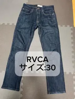【最終大幅値下げ】RVCA ダークブルー ストレートレッグ ジーンズ サイズ30