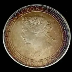 古銭　イギリス領インド（British India）ヴィクトリア女王肖像ルピー 古銭 イギリス領インド（British India）ヴィクトリア女王肖像ルピー