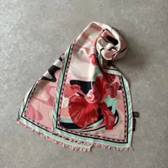 美品 EMILIO PUCCI エミリオプッチ ストール スカーフ 花柄 ピンク